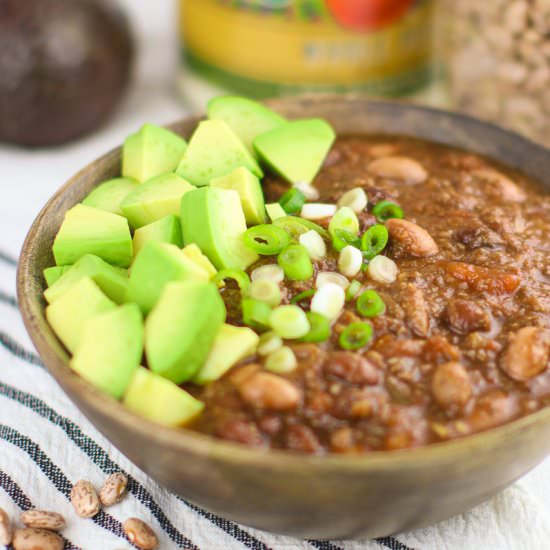 Best Damn Instant Pot Vegan Chili