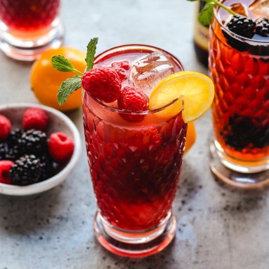 Meyer Lemon Berry Shandies