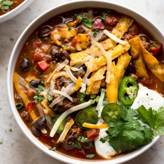 Easy Black Bean Chili