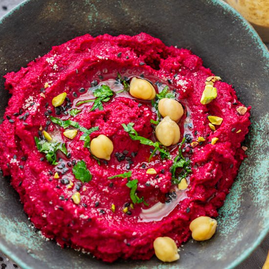 roasted beet hummus