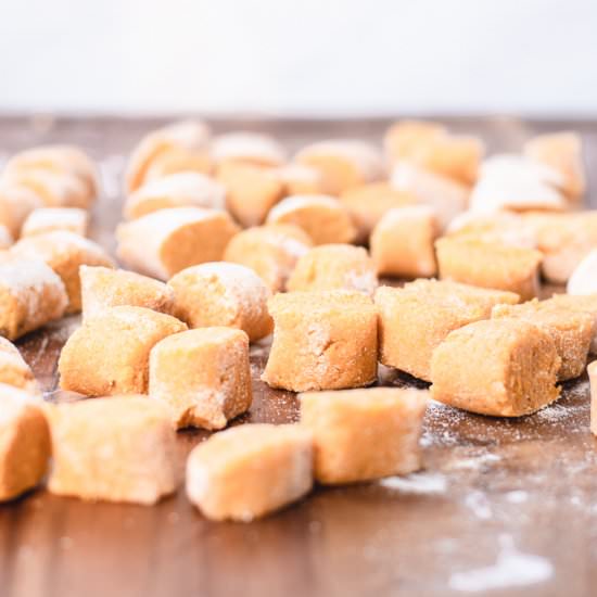 Paleo GF Sweet Potato Gnocchi