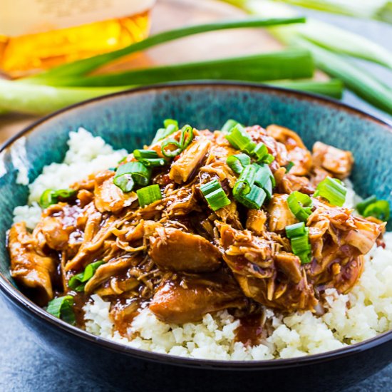 Crock Pot Low Carb Bourbon Chicken