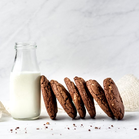 White Choc Chip Chocolate Cookies