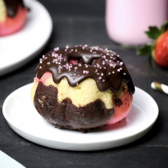 Gluten Free Neapolitan Mini Bundt