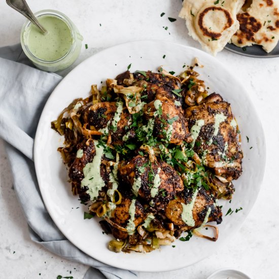 Roasted Za’atar Chicken & Tahini