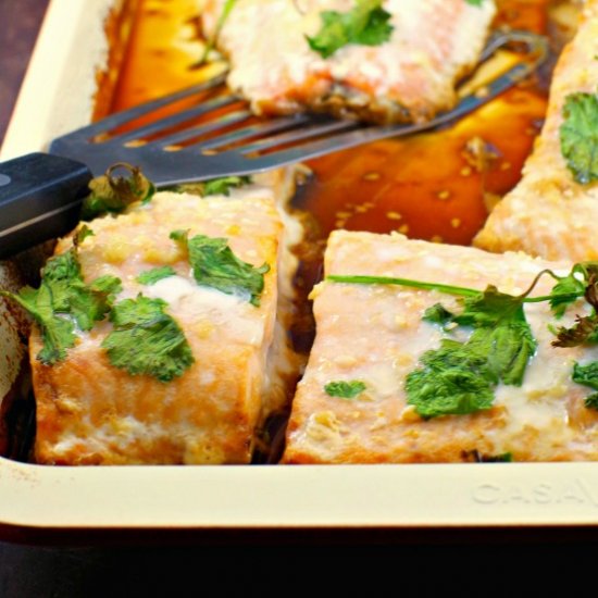 Asian Sheet Pan Salmon