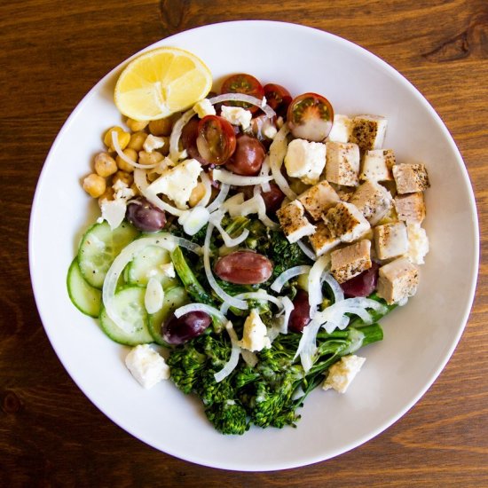 VEGETABLE AND ORZO BOWL