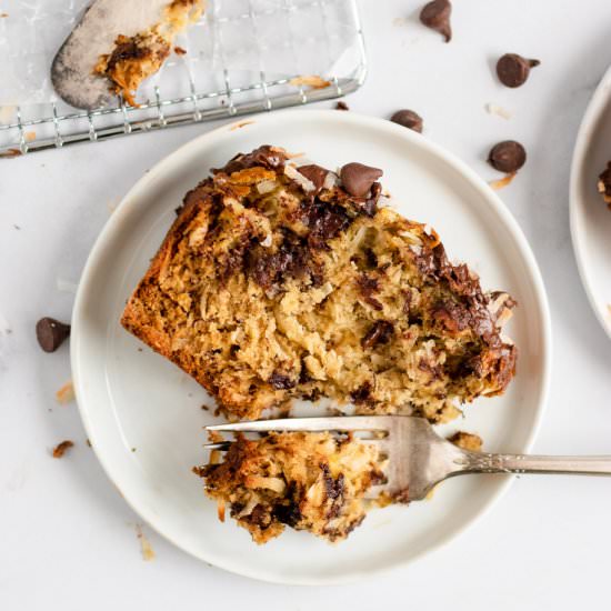 Coconut Chip Banana Bread