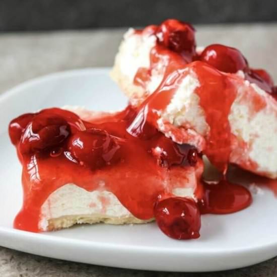 Easy Cherry Cheesecake