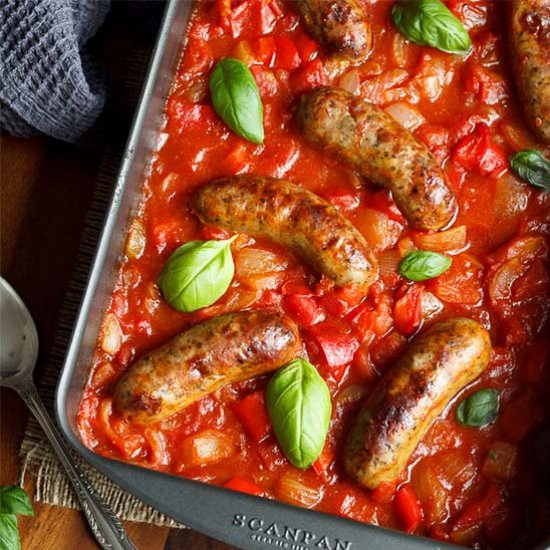 Easy One Pot Sausage Casserole