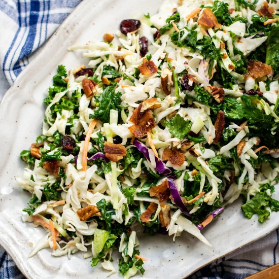 Simple Kale Slaw