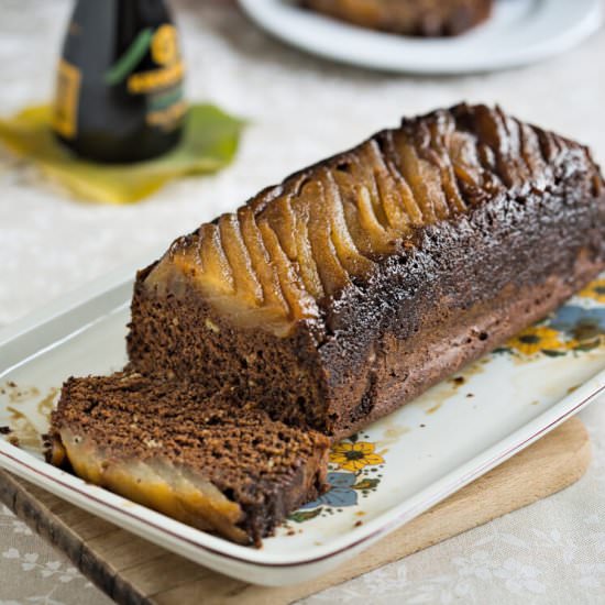 Pear Cake with Soy Sauce