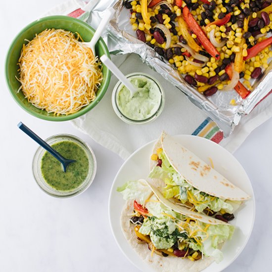 Sheet Pan Vegetable Fajitas