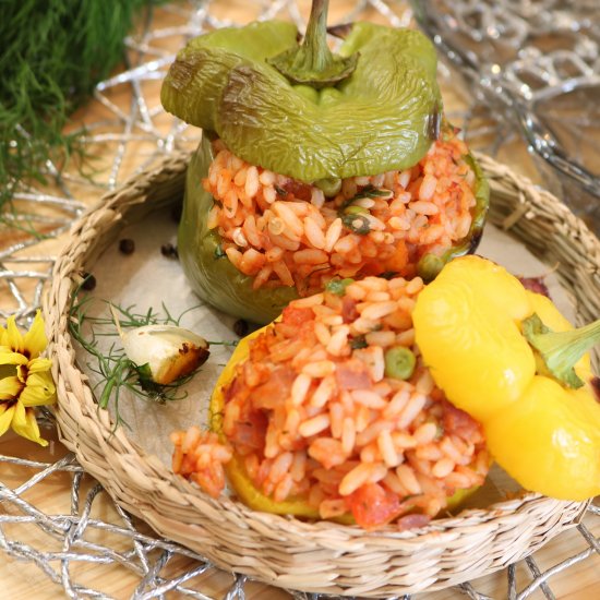 Vegan and GF Stuffed Peppers