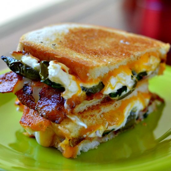 Jalapeno Popper Grilled Cheese