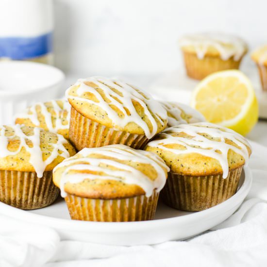 GF Lemon Poppy Seed Muffins