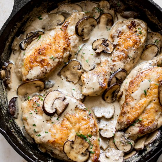 Creamy Mushroom Chicken