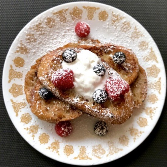 Vegan Sourdough French Toast