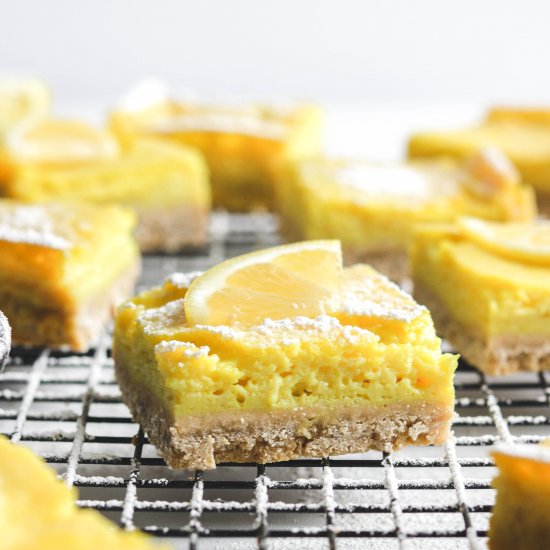 vegan lemon bars