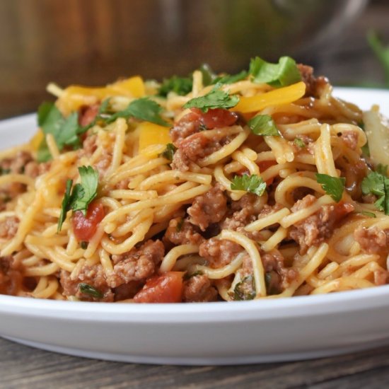 Easy Taco Pasta Skillet