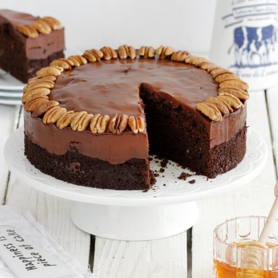 Honey and Chocolate Cake