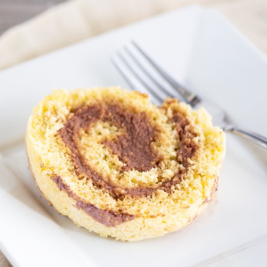 Mocha Swiss Roll