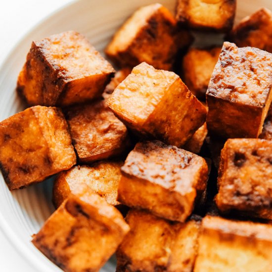 Crispy Air Fried Tofu