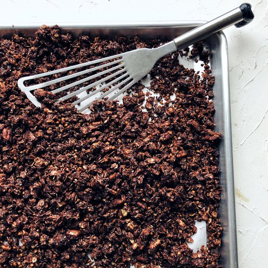 Dark Chocolate Buckwheat Granola