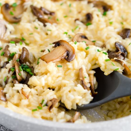 Easy Mushroom Risotto