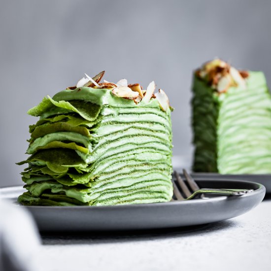 Matcha Crepe Cake