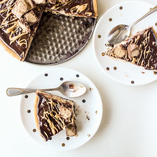 Chocolate Peanut Butter Cheesecake