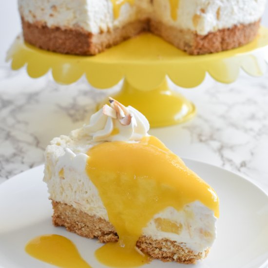 Tropical No Bake Cheesecake