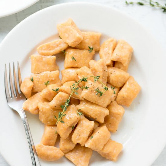 Sweet Potato Gnocchi