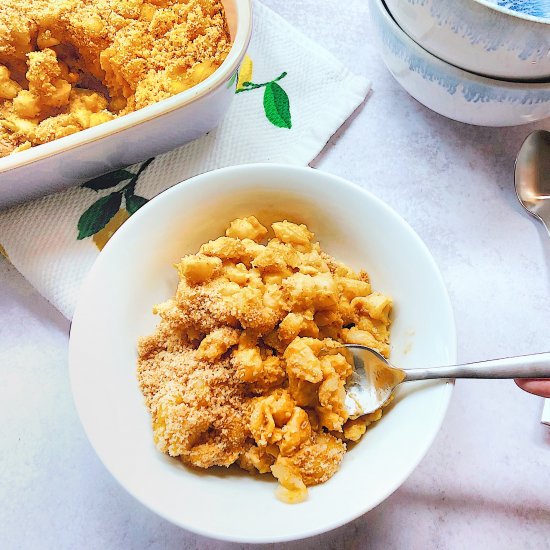 Vegan Butternut Squash Mac & Cheese