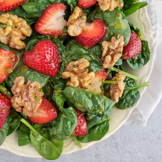 Spinach Strawberry Salad