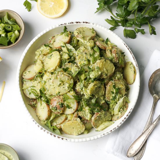 Lemon Ginger Potato Salad