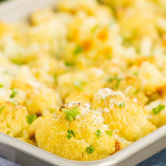 Roasted Garlic Cauliflower