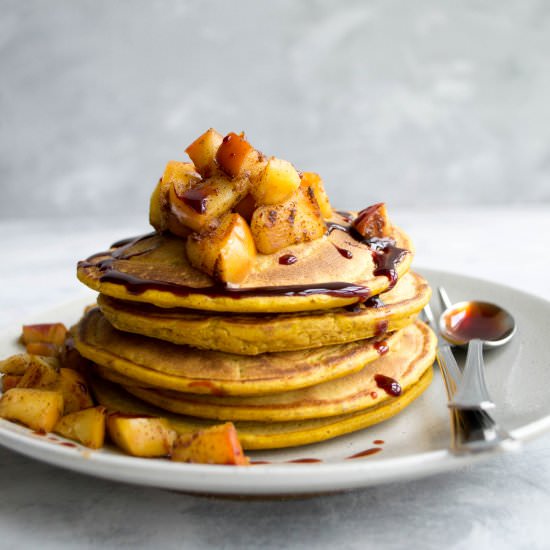 Pumpkin pancakes