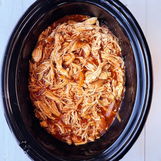 Crock Pot BBQ Shredded Chicken