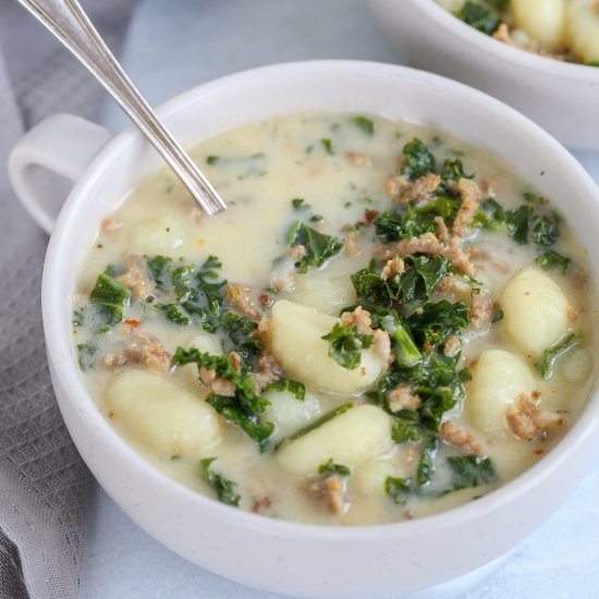 Gnocchi Zuppa Toscana Soup