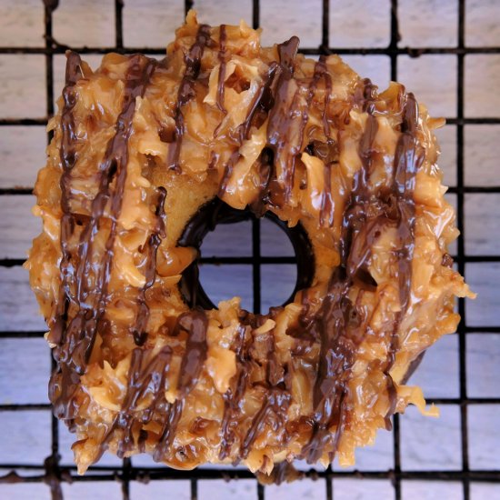 Baked Samoa Doughnuts