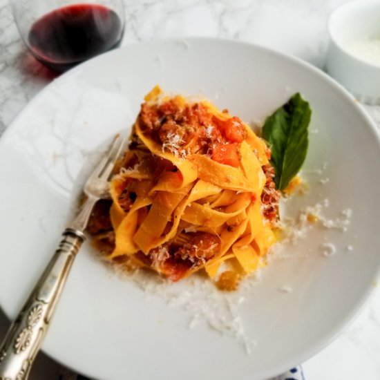 Papardelle alla Bolognese