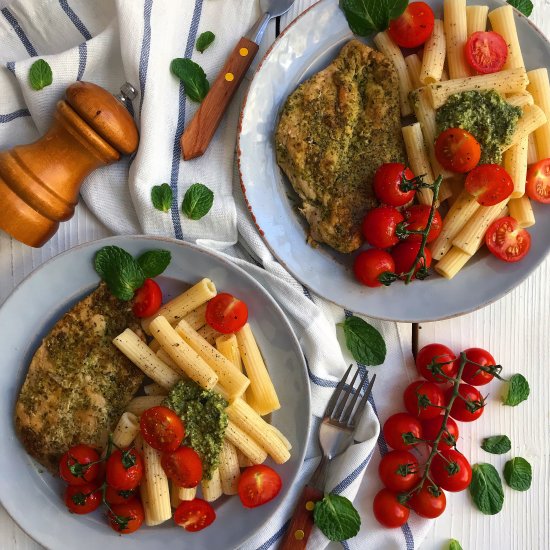 3 Ingredients Pesto Chicken