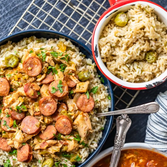 CHICKEN AND SAUSAGE GUMBO