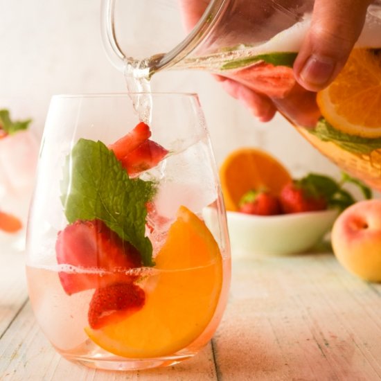 Spring White Wine Sangria