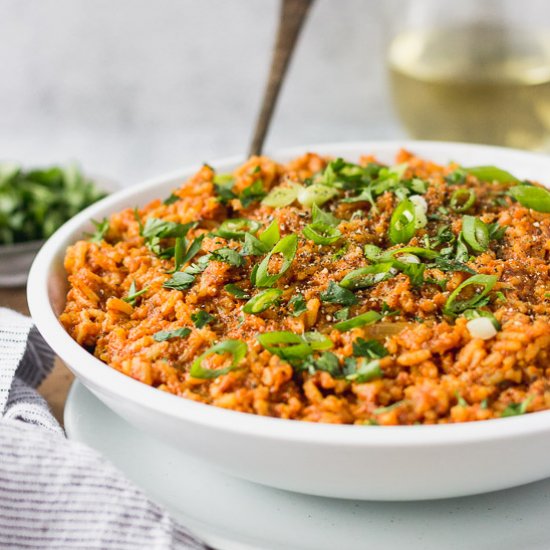 Vegetarian Jollof Rice