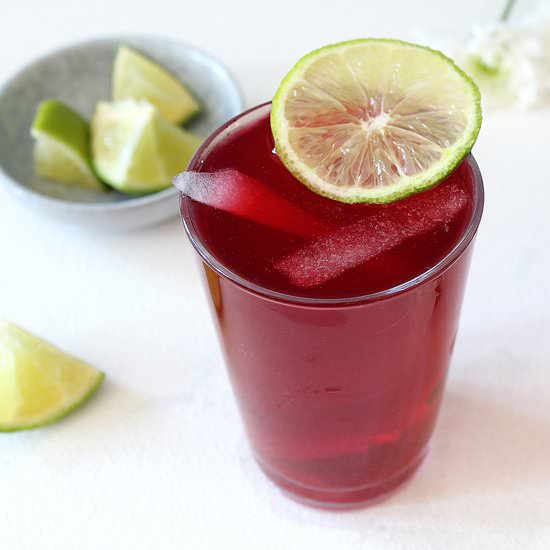 Hibiscus iced tea