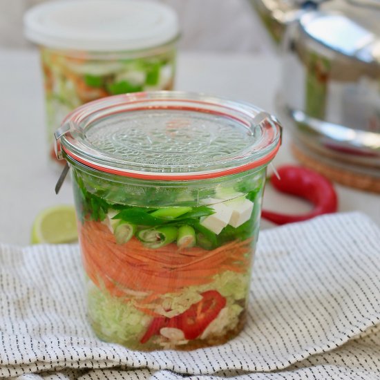 Miso Veggie Soup in a Jar