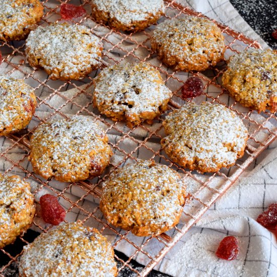 Strawberry Oatmeal Cookies