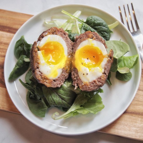 Keto Baked Scotch Eggs